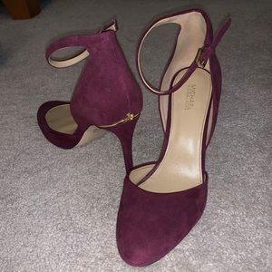 Maroon Michael Kors Heels